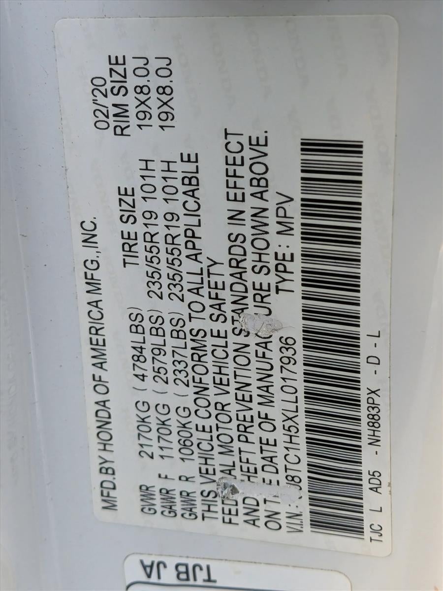 2020 Acura RDX FWD w/Technology Pkg