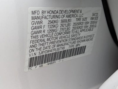 2023 Acura MDX FWD w/Technology Package