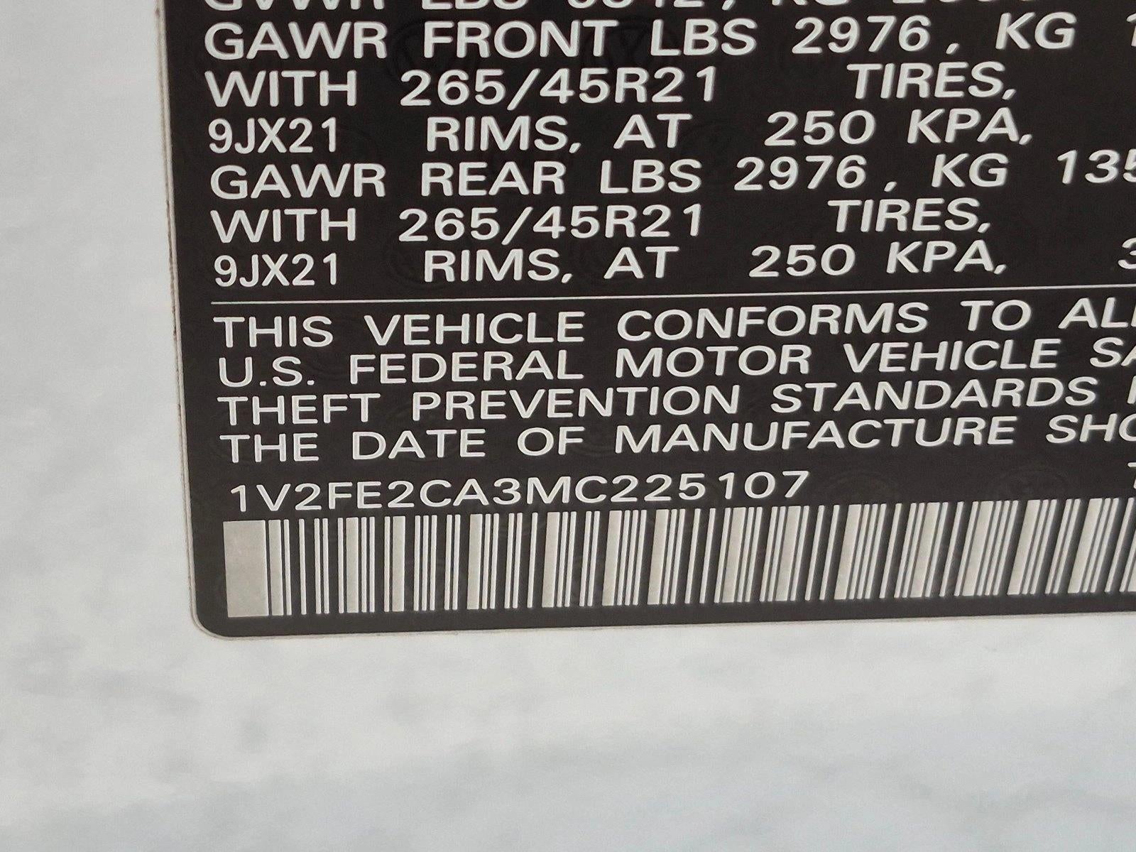 2021 Volkswagen Atlas Cross Sport 3.6L V6 SEL Premium R-Line 4MOTION