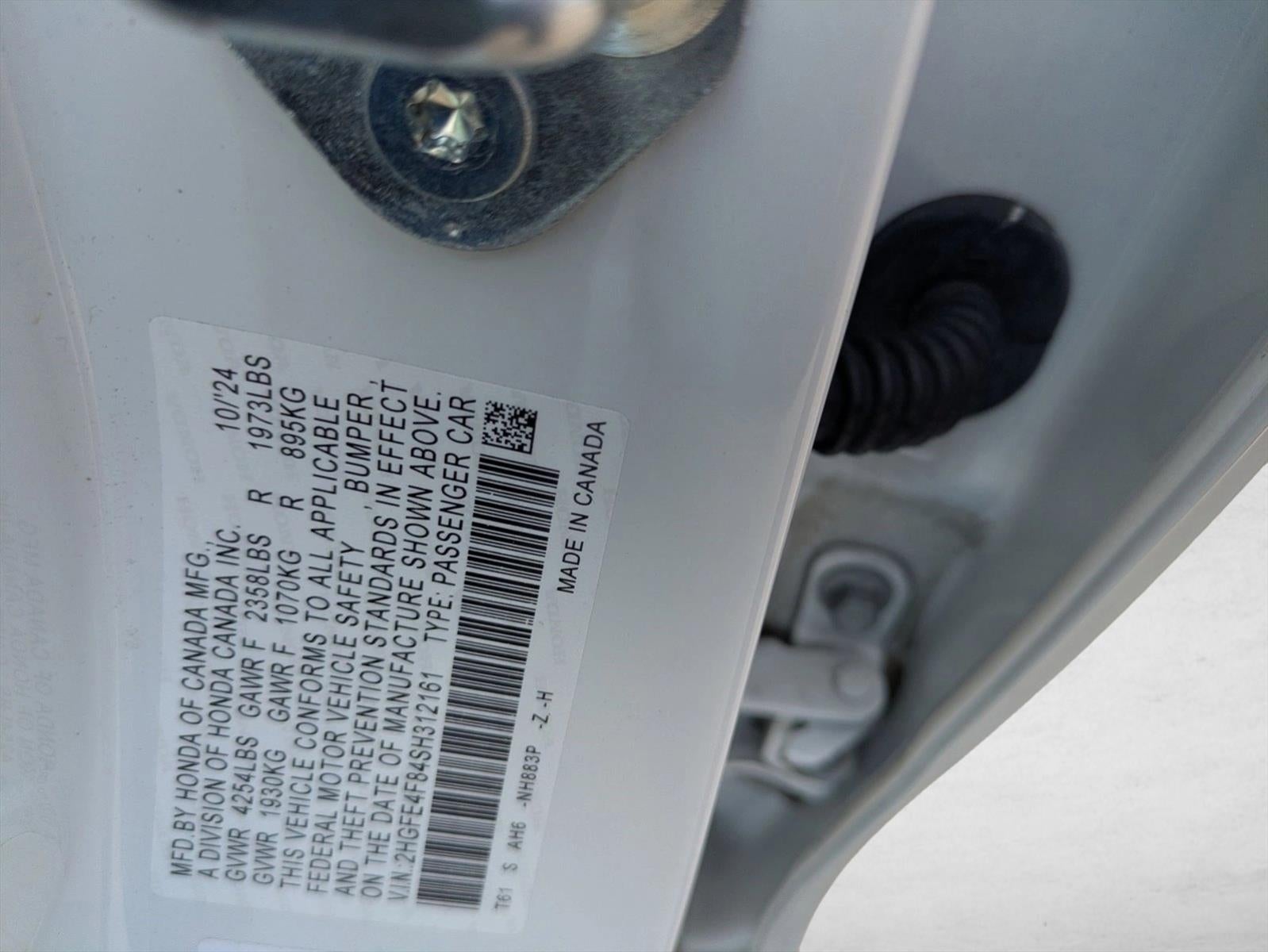 2025 Honda Civic Sedan Hybrid Sport Touring CVT