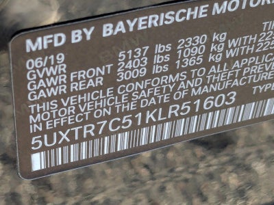 2019 BMW X3 sDrive30i Sports Activity Vehicle