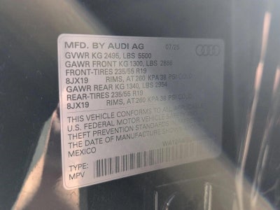 2025 Audi Q5 Premium Plus 2.0 TFSI quattro