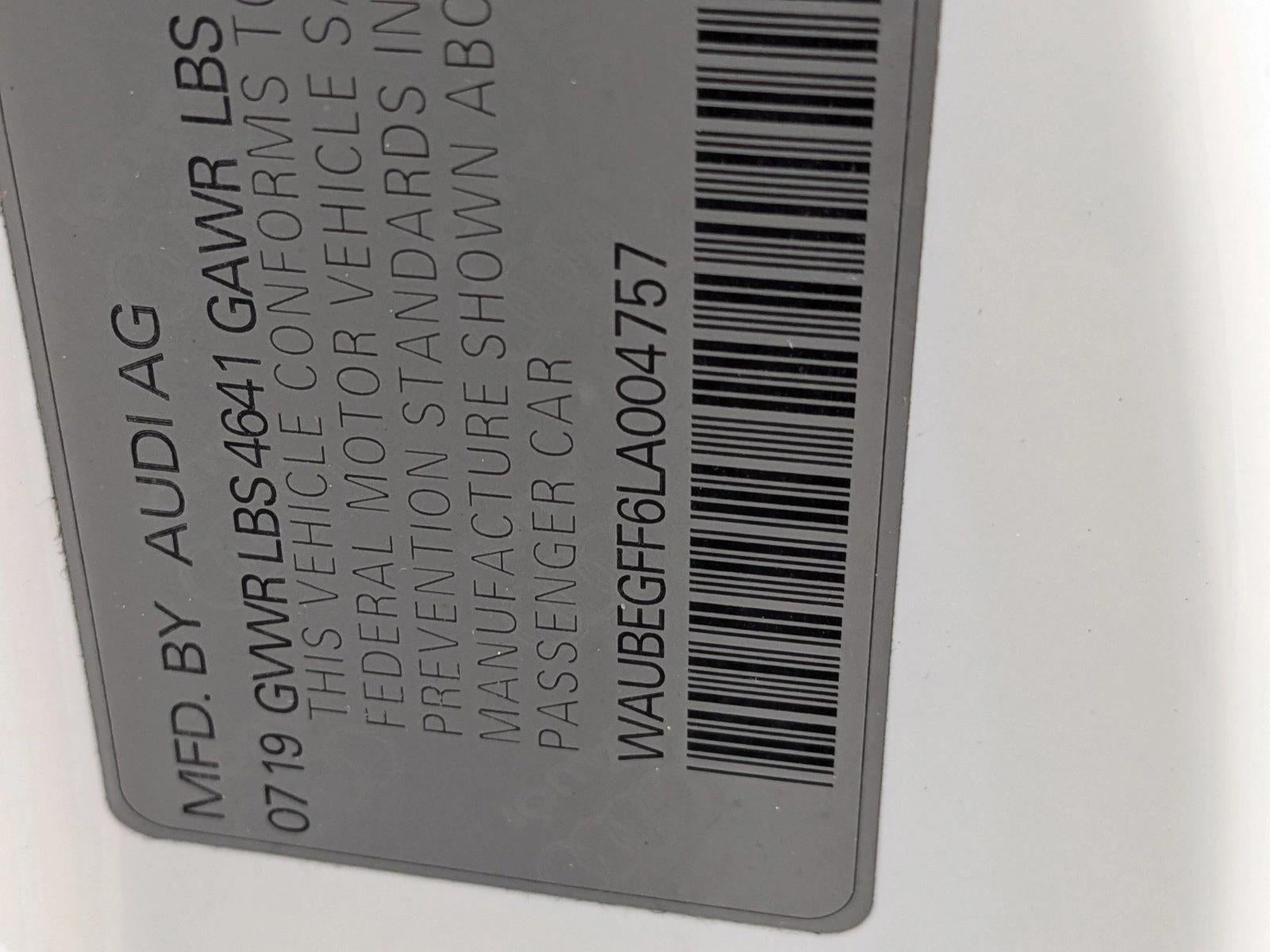 2020 Audi A3 Sedan S line Premium 45 TFSI quattro