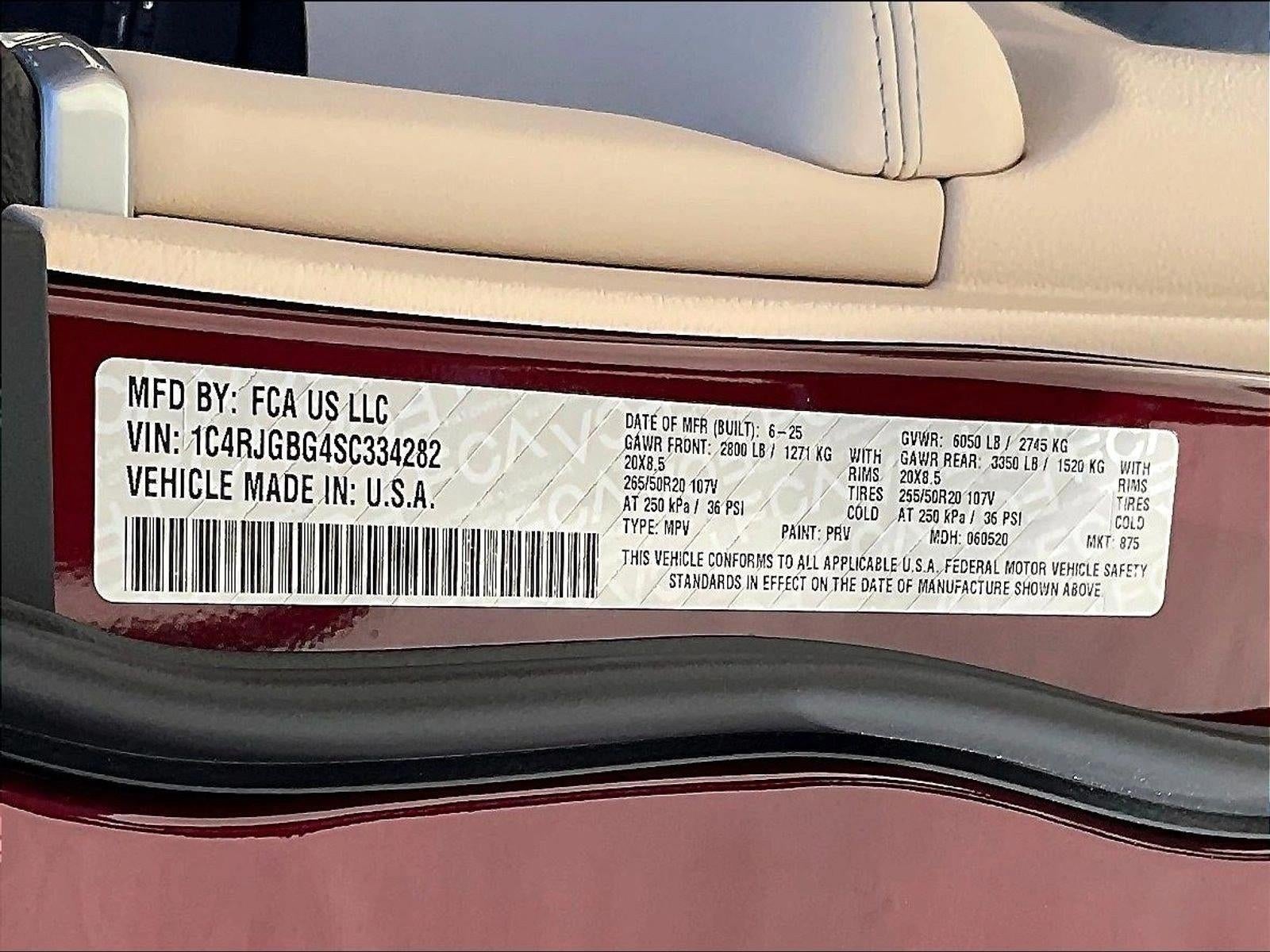 2025 Jeep Grand Cherokee Limited 4x2