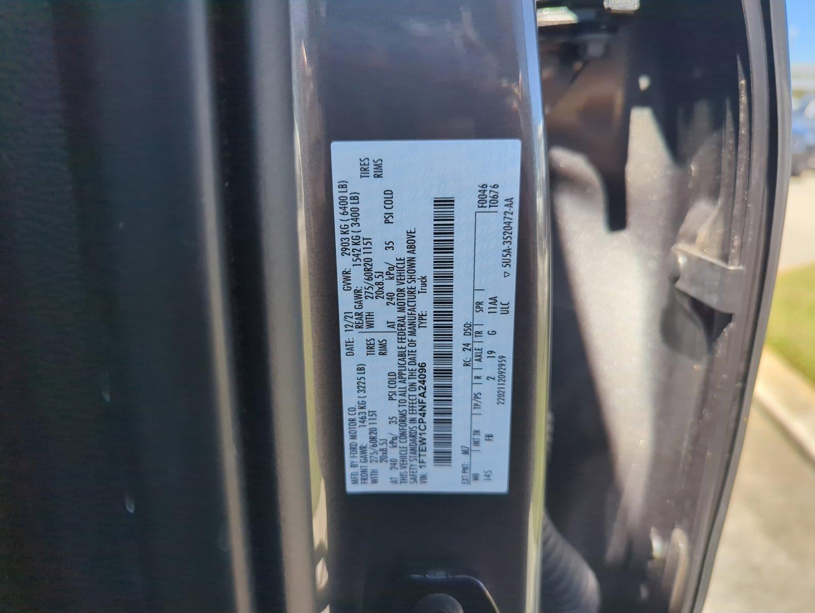 2022 Ford F-150 XLT 2WD SuperCrew 5.5' Box