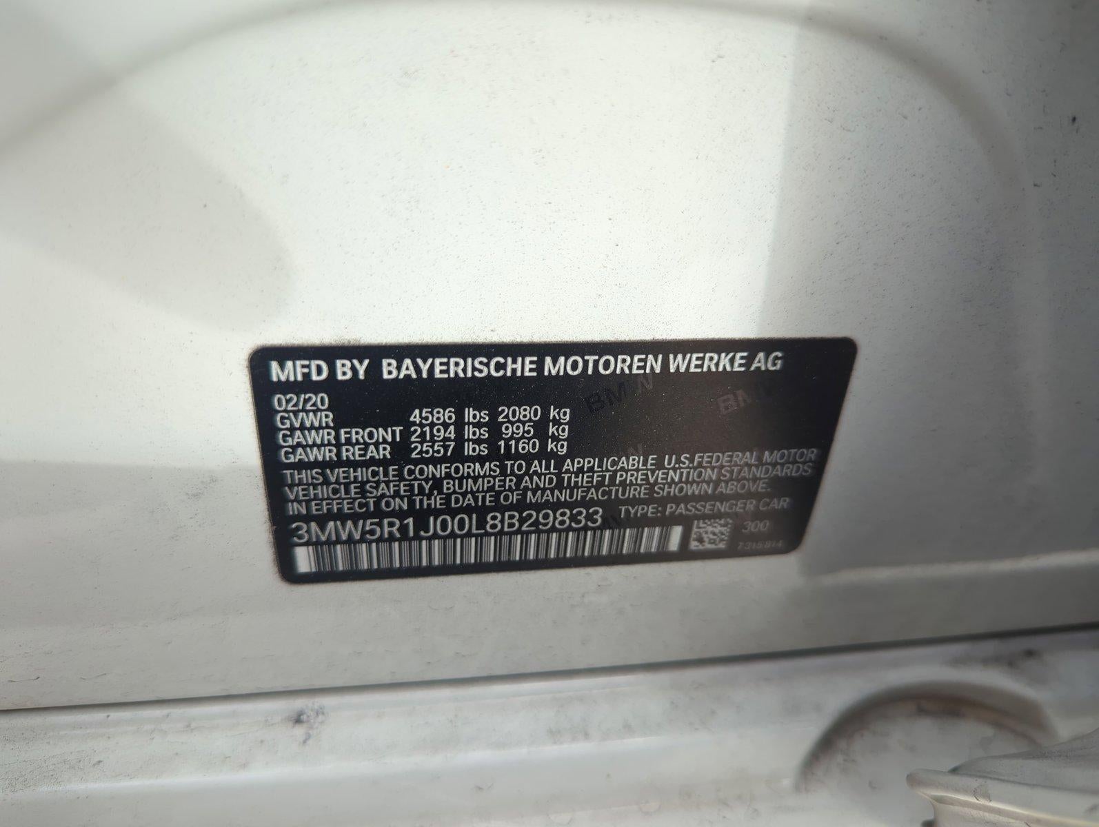 2020 BMW 330i Sedan North America