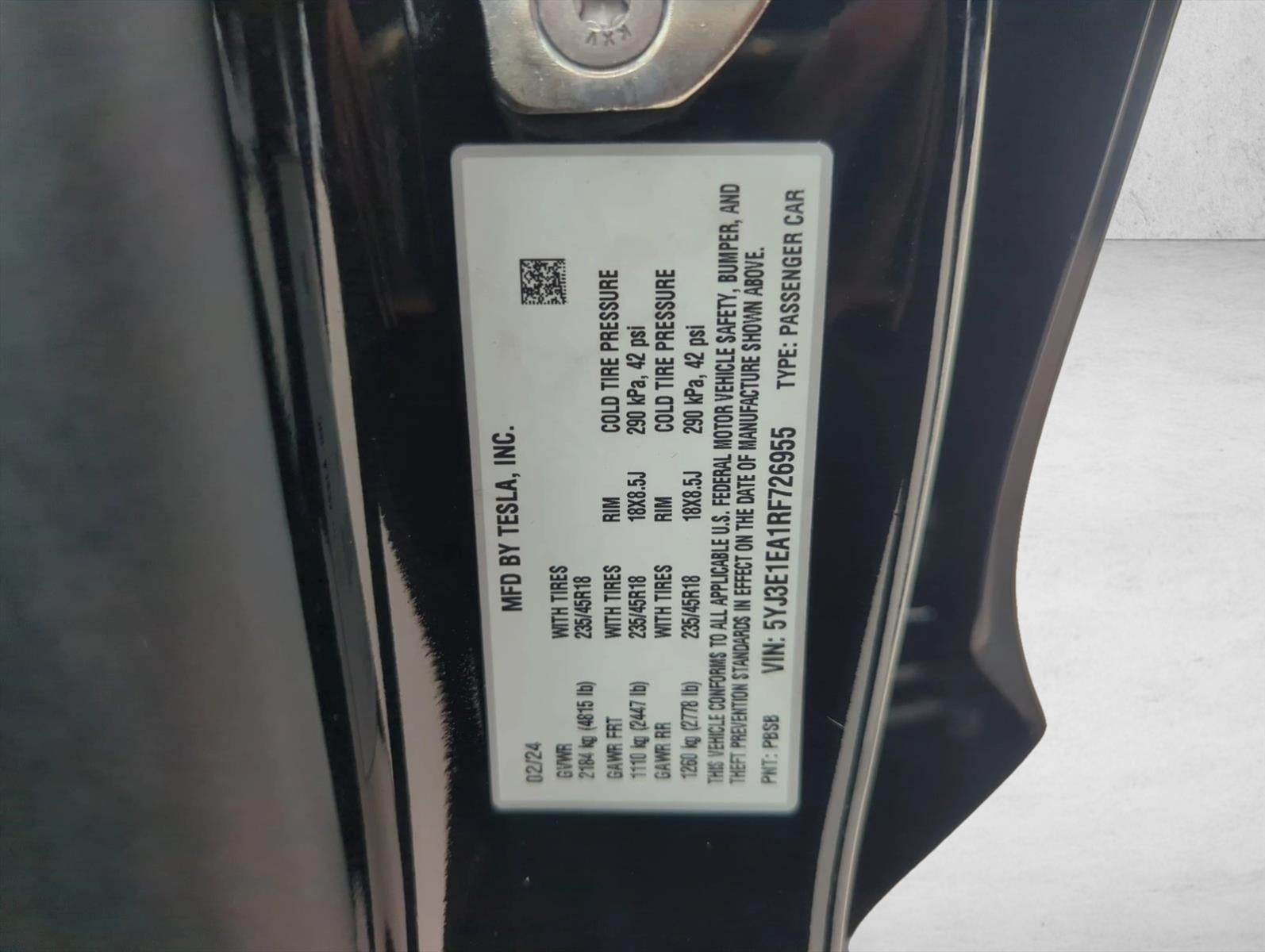 2024 Tesla Model 3 RWD *Ltd Avail*