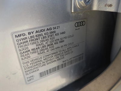 2021 Audi Q7 Premium Plus 45 TFSI quattro