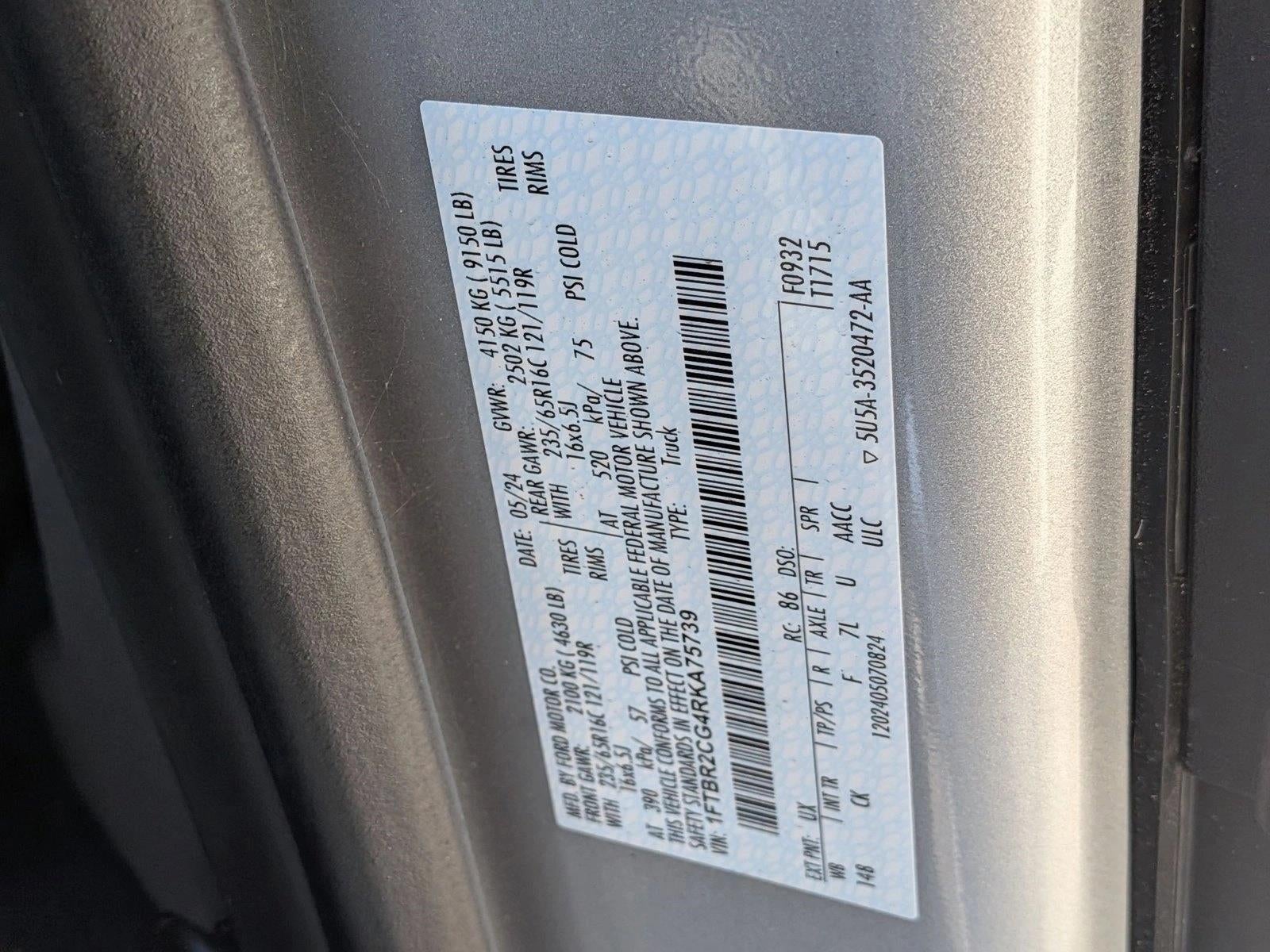 2024 Ford Transit Cargo Van T-250 148" Med Rf 9070 GVWR AWD