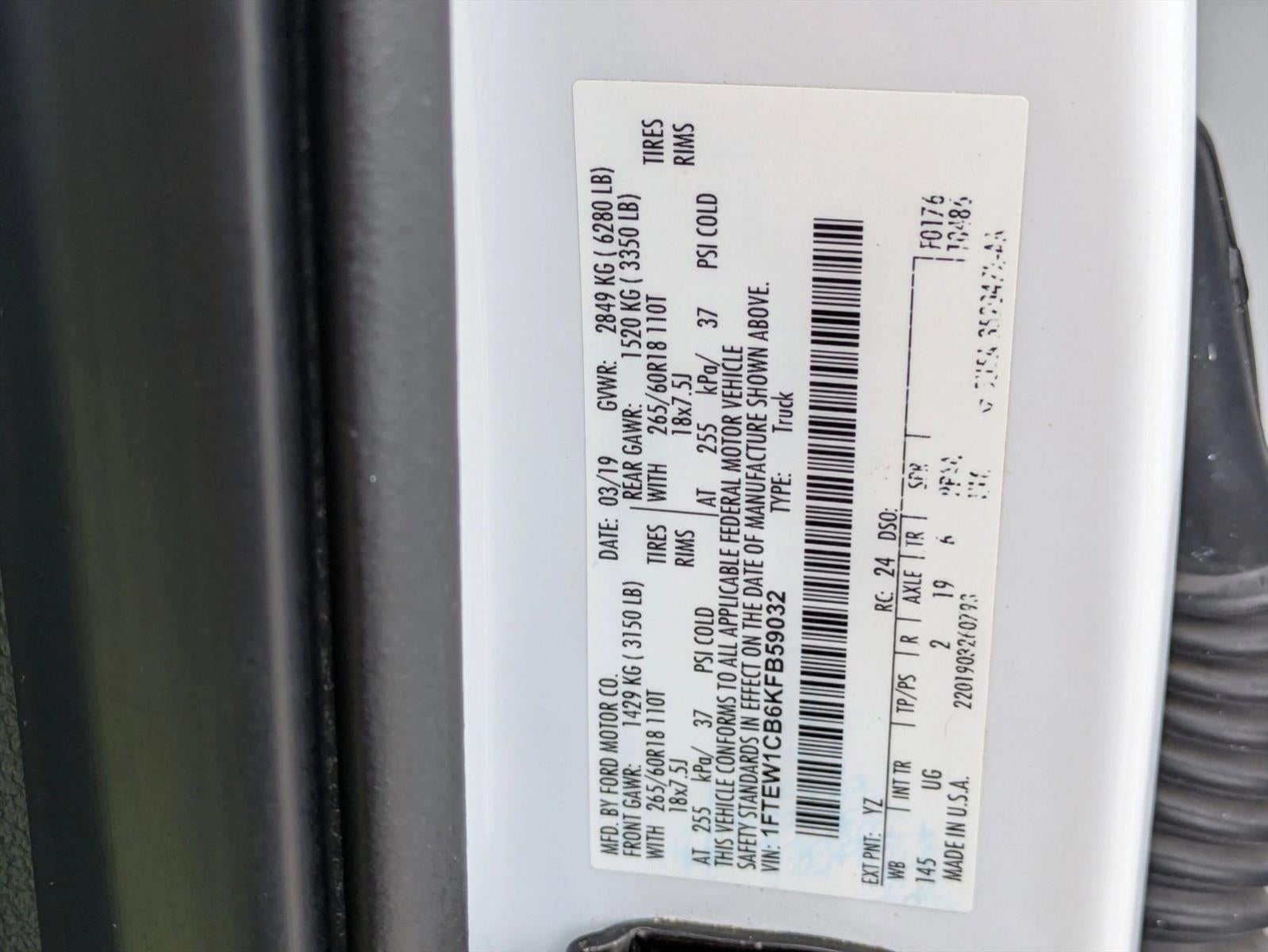 2019 Ford F-150 XLT 2WD SuperCrew 5.5' Box