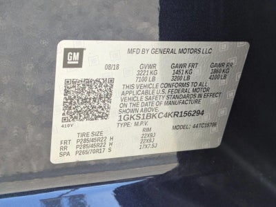 2019 GMC Yukon 2WD 4dr SLT