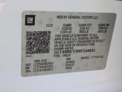 2021 GMC Sierra 2500 HD Crew Cab Standard Box 4-Wheel Drive Denali