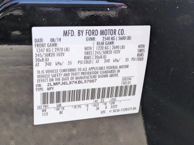 2019 Lincoln Nautilus Reserve FWD