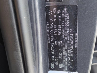 2021 Kia Forte EX IVT