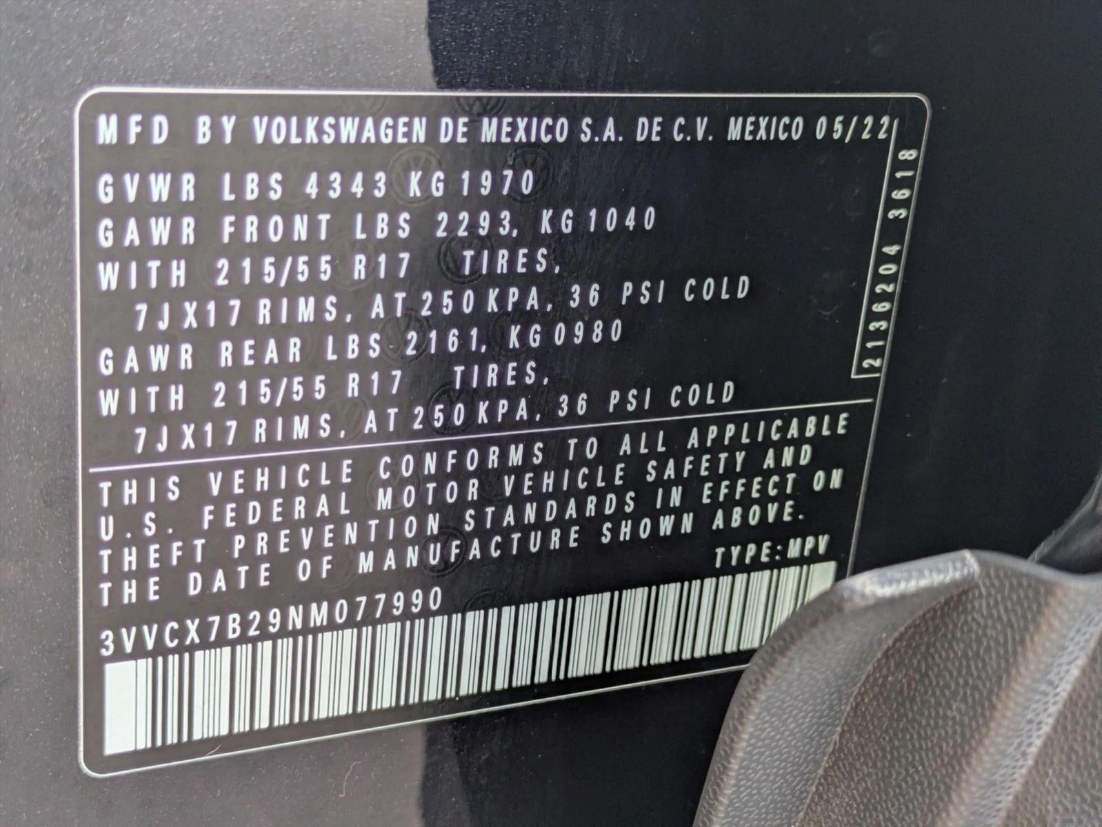 2022 Volkswagen Taos S FWD