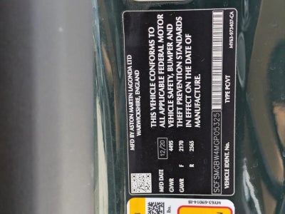 2021 Aston Martin Vantage Roadster