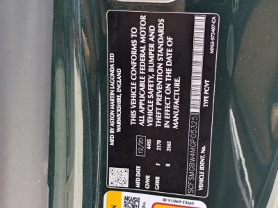 2021 Aston Martin Vantage Roadster