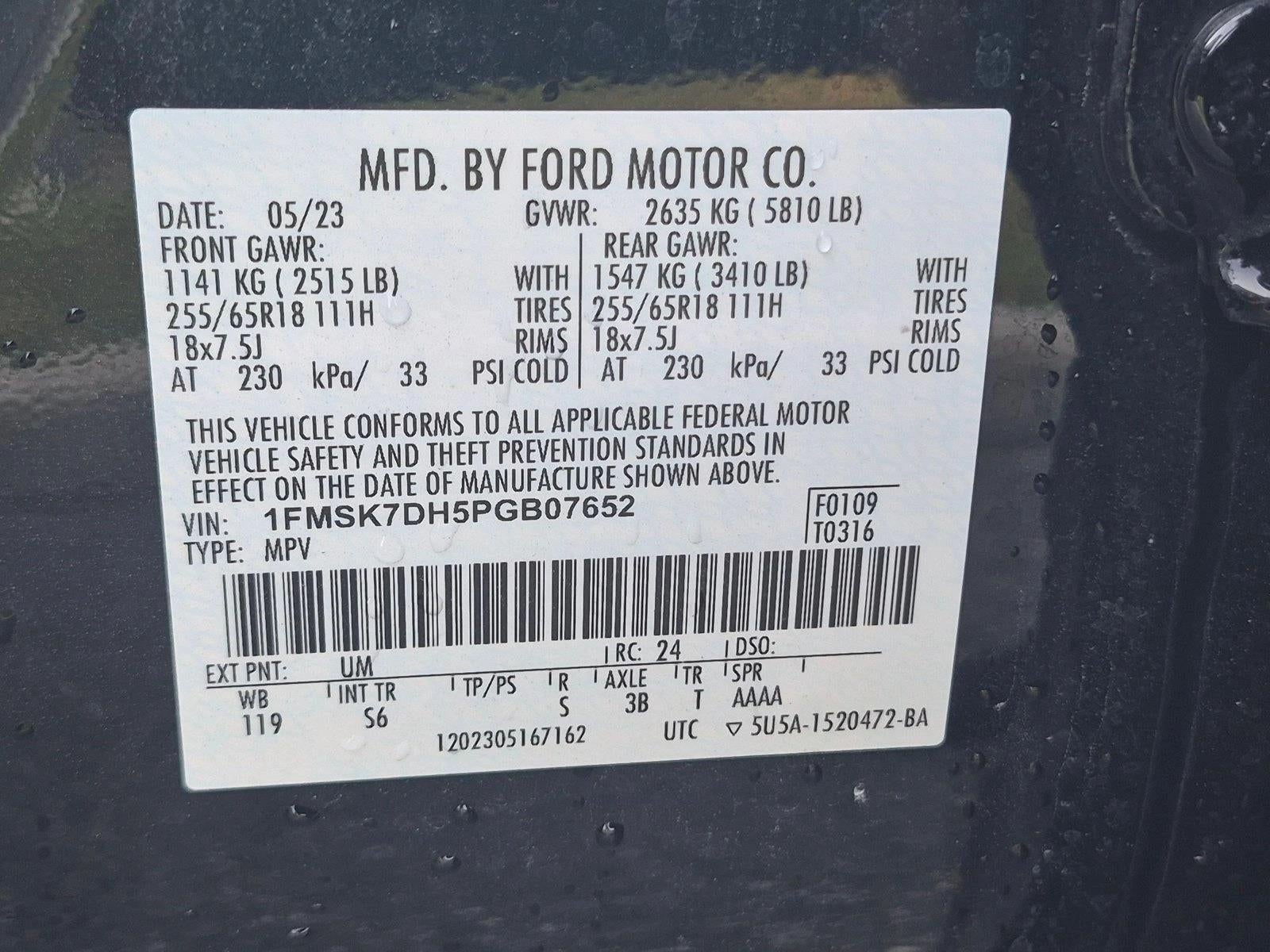 2023 Ford Explorer XLT RWD