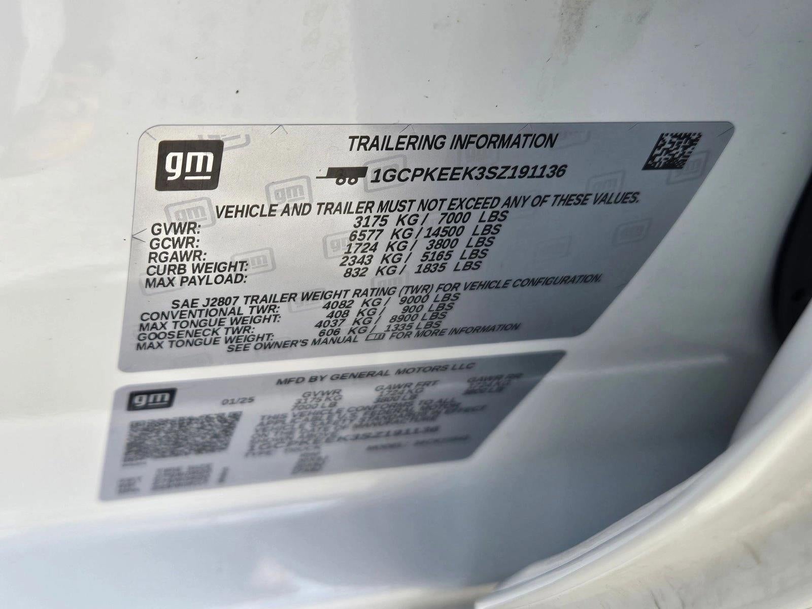 2025 Chevrolet Silverado 1500 Crew Cab Short Box 4-Wheel Drive RST