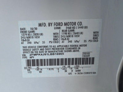 2020 Ford Edge SEL AWD