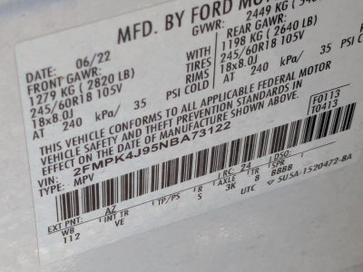 2022 Ford Edge SEL AWD