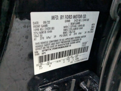 2022 Ford Mustang Mach-E Select RWD