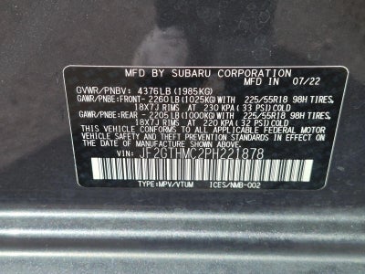 2023 Subaru Crosstrek Limited CVT