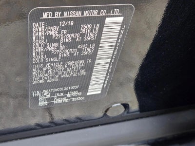 2020 Nissan Armada 4x4 SL