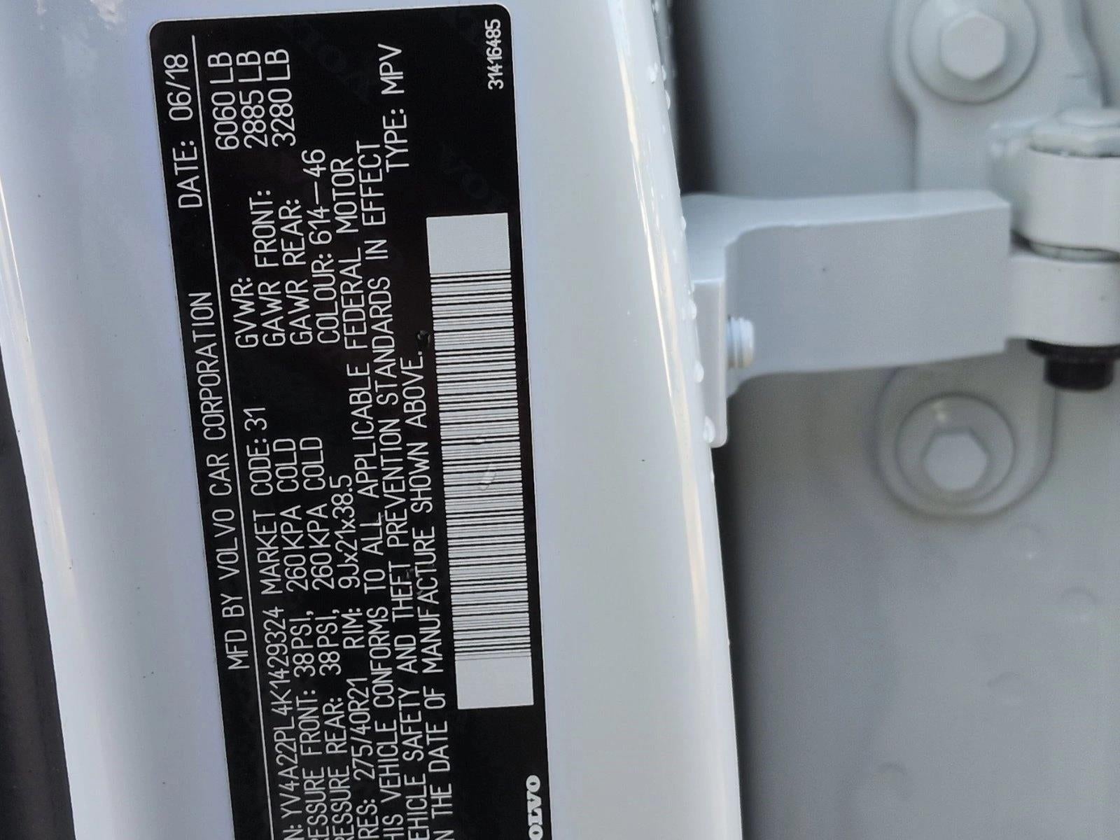 2019 Volvo XC90 T6 AWD Inscription