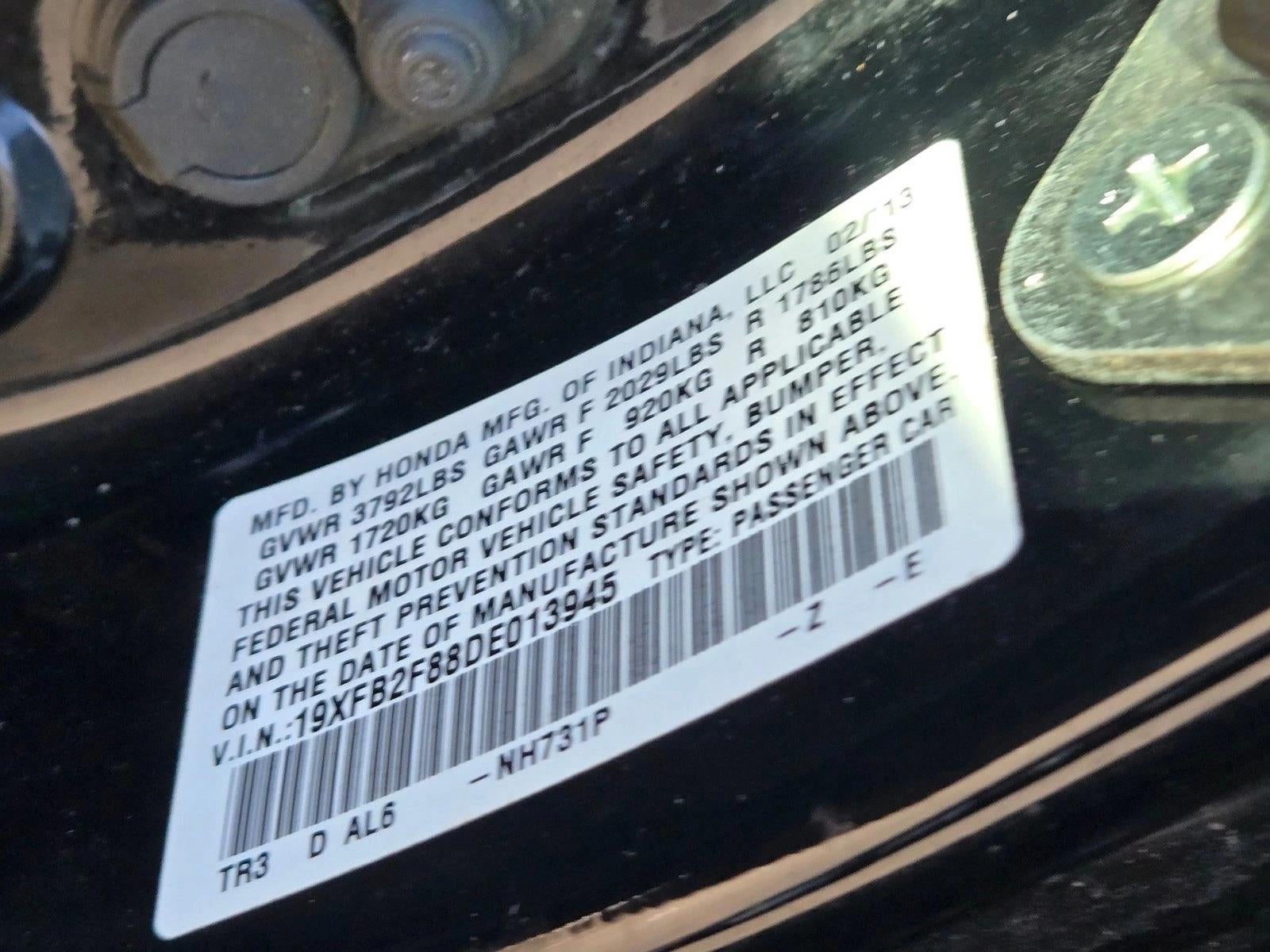 2013 Honda Civic Sedan EX Automatic