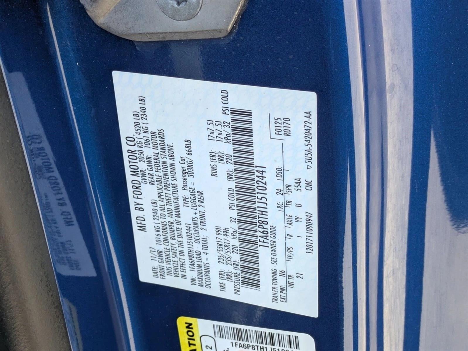 2018 Ford Mustang EcoBoost Fastback