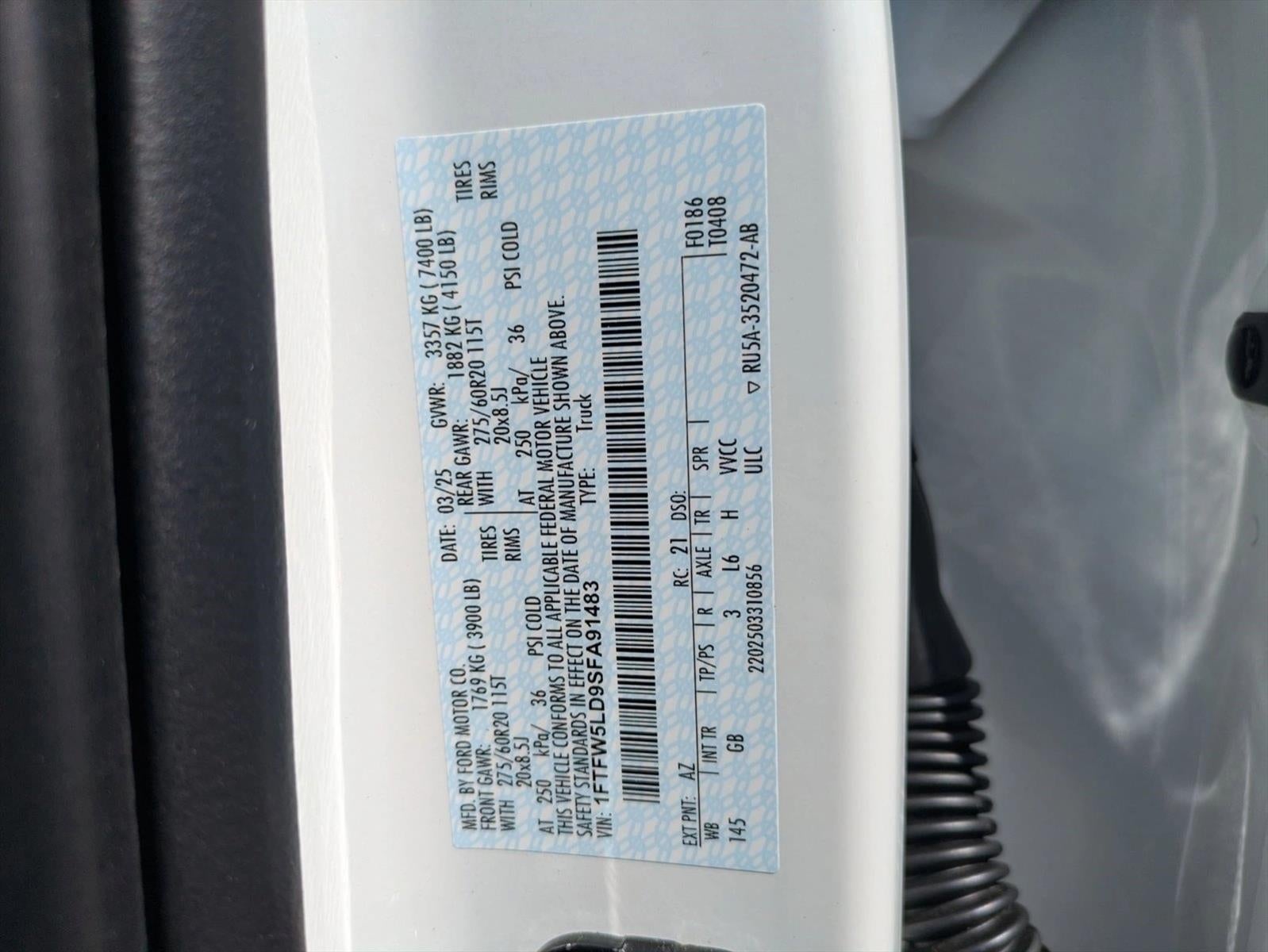 2025 Ford F-150 LARIAT 4WD SuperCrew 5.5' Box