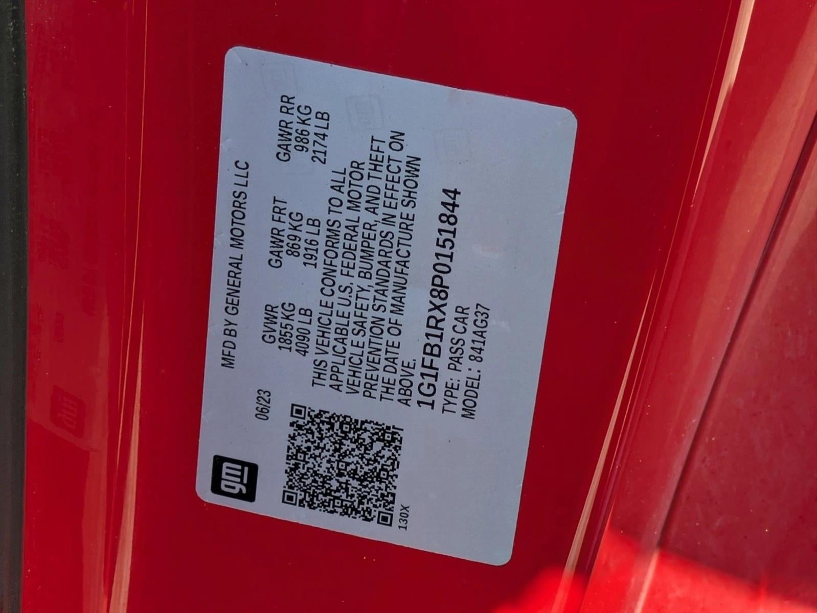 2023 Chevrolet Camaro 2dr Coupe 1LS