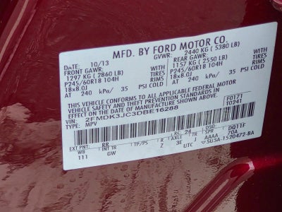 2013 Ford Edge 4dr SEL FWD