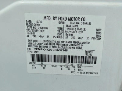 2020 Ford Edge Titanium AWD