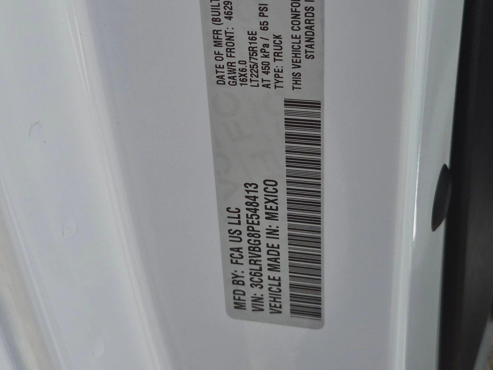 2023 RAM ProMaster Cargo Van 1500 High Roof 136" WB