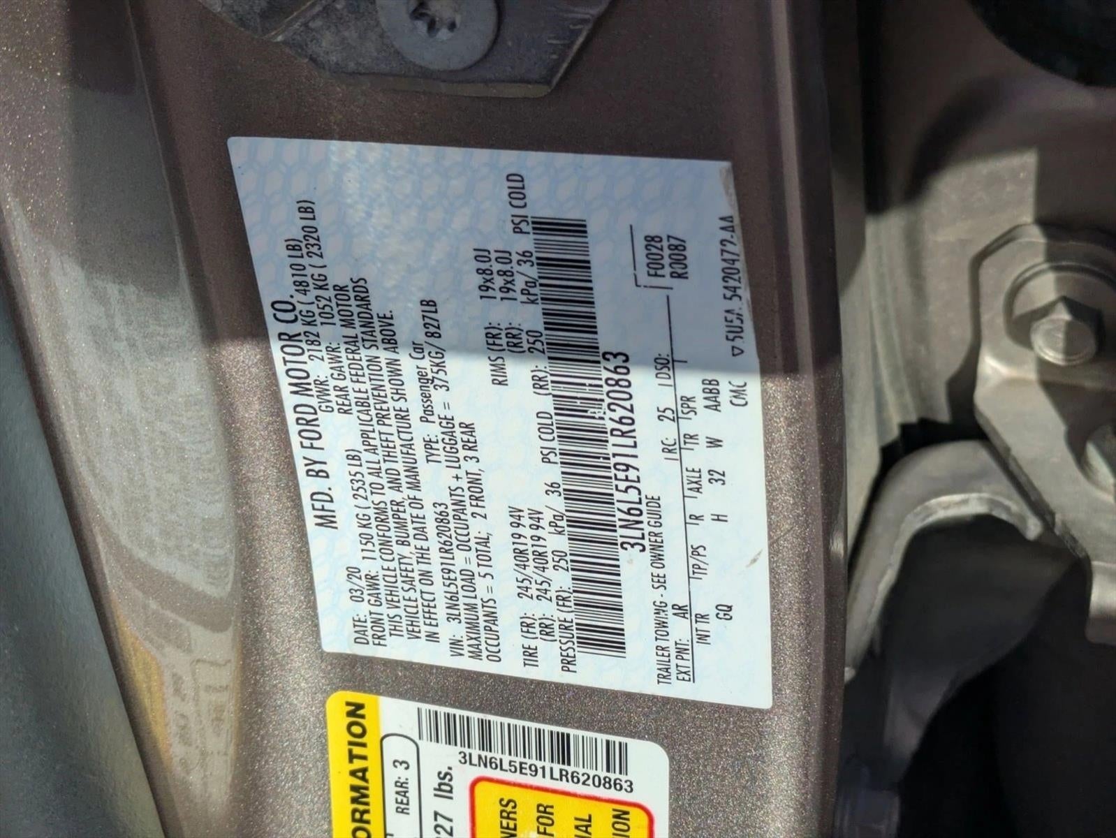 2020 Lincoln MKZ Reserve FWD