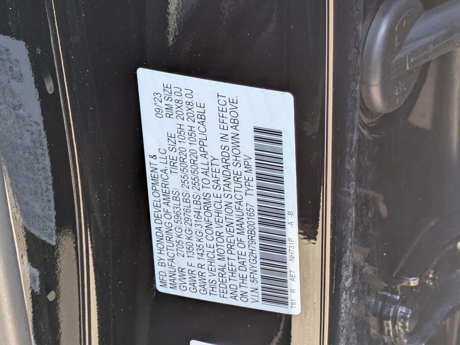 2024 Honda Pilot Touring 2WD