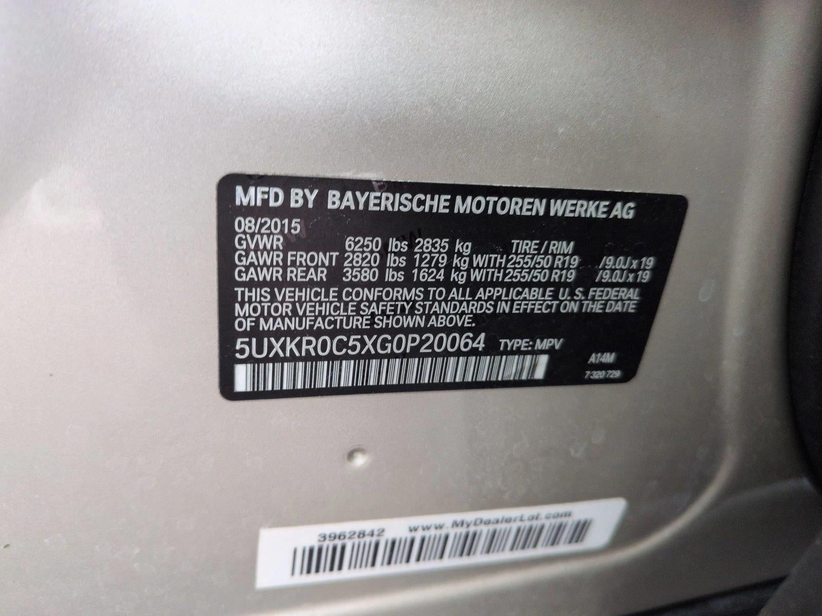 2016 BMW X5 xDrive35i AWD 4dr SAV