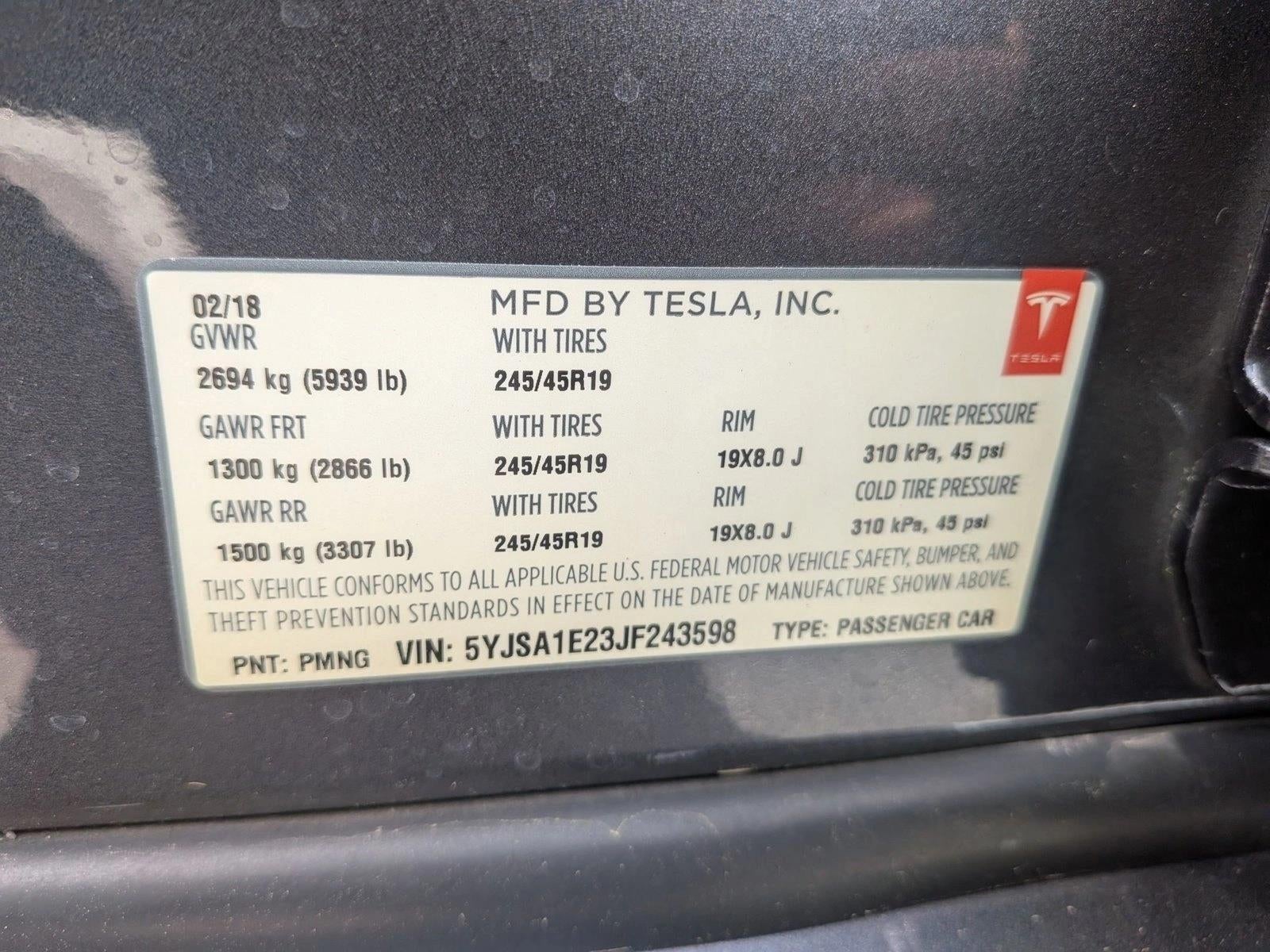 2018 Tesla Model S 75D AWD