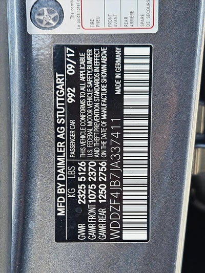 2018 Mercedes-Benz E-Class E 300 RWD Sedan