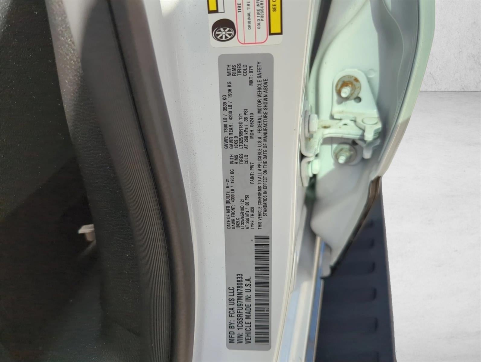 2021 RAM 1500 TRX 4x4 Crew Cab 5'7" Box