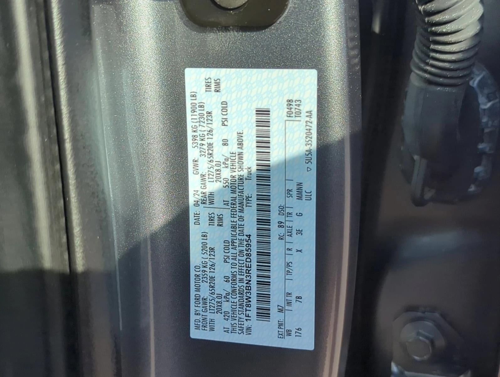 2024 Ford Super Duty F-350 SRW Platinum 4WD Crew Cab 6.75' Box