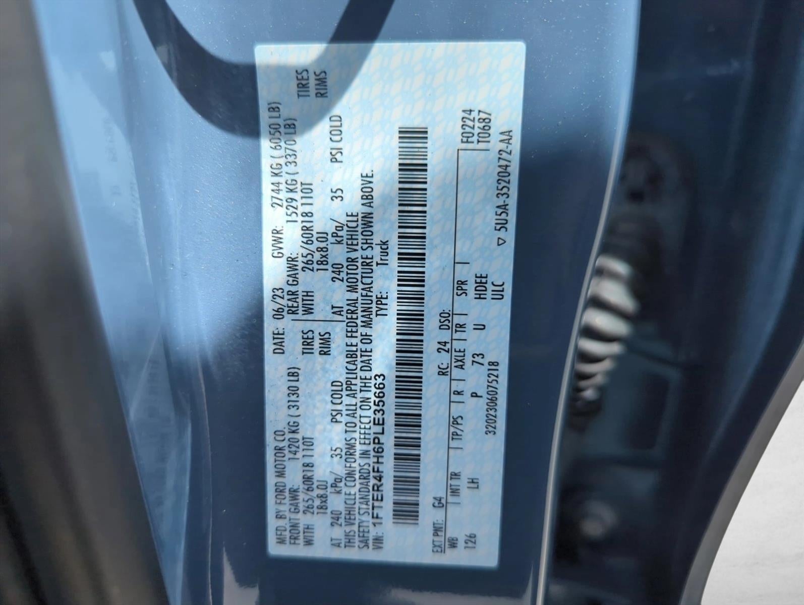 2023 Ford Ranger XLT 4WD SuperCrew 5' Box