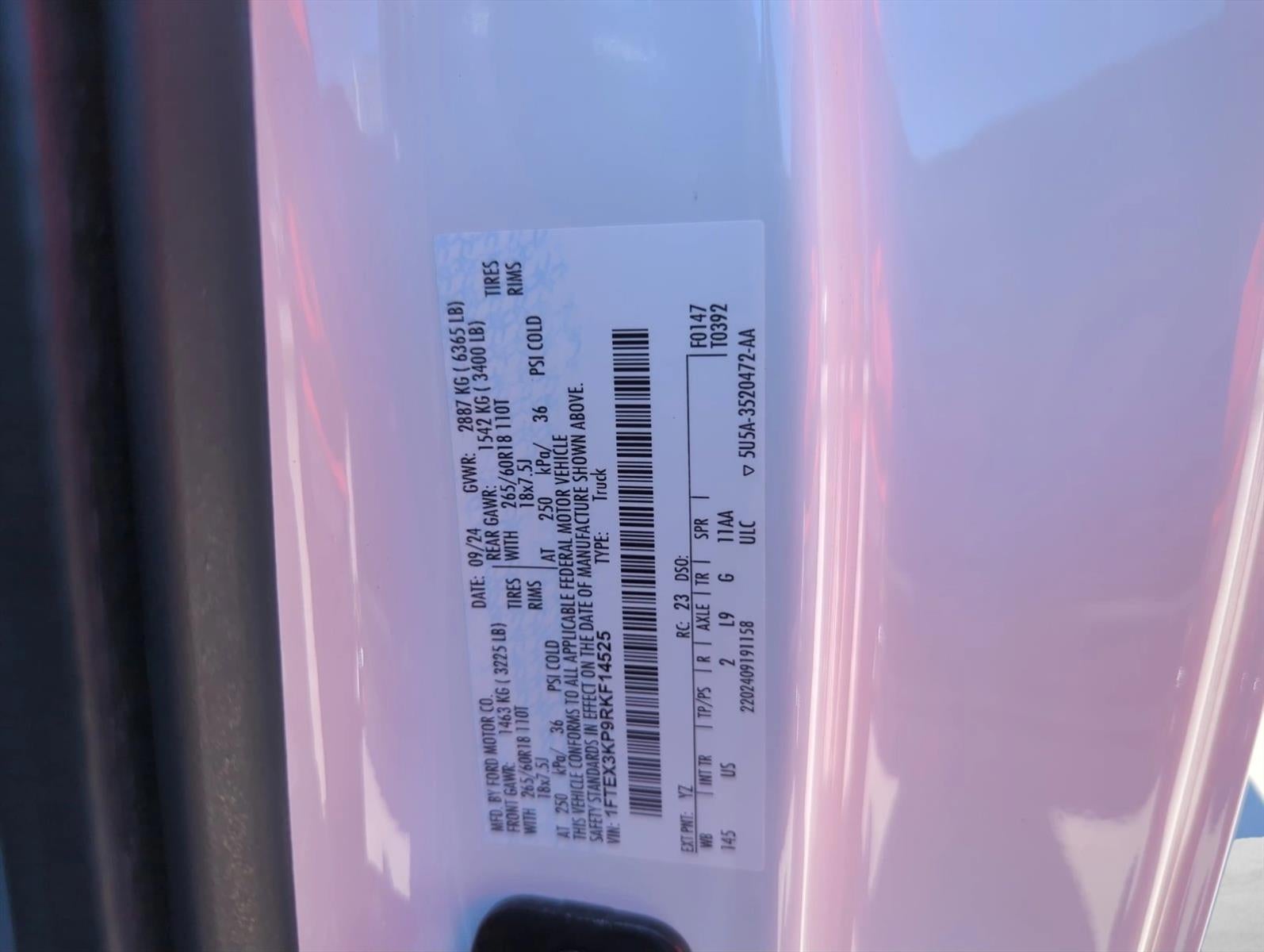 2024 Ford F-150 XLT 2WD SuperCab 6.5' Box