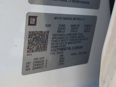 2020 Chevrolet Silverado 1500 Crew Cab Short Box 2-Wheel Drive Custom