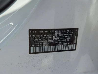 2019 Volkswagen Jetta SE Auto w/ULEV