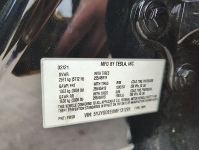 2021 Tesla Model Y Long Range AWD