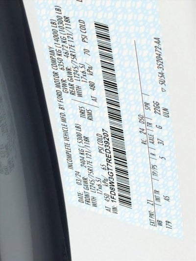 2024 Ford Super Duty F-350 DRW XL 2WD Crew Cab 179" WB 60" CA