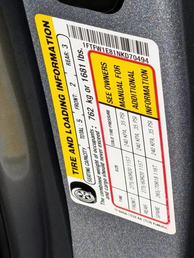 2022 Ford F-150 XLT 4WD SuperCrew 5.5' Box